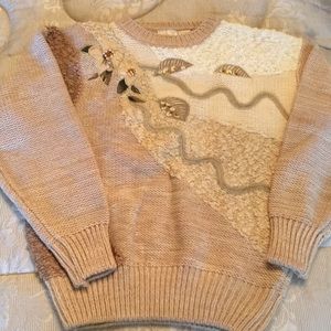 New sweater beige knit
